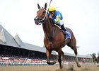 Hilda's Passion leaves the rest behind in the Ballerina.<br><a target="blank" href="http://www.bloodhorse.com/horse-racing/photo-store?ref=http%3A%2F%2Fpictopia.com%2Fperl%2Fgal%3Fprovider_id%3D368%26ptp_photo_id%3D9648635%26ref%3Dstory">Order This Photo</a>