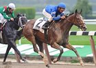 Music Note pulls away from Unbridled Belle to win the Beldame.<br><a target="blank" href="http://www.bloodhorse.com/horse-racing/photo-store?ref=http%3A%2F%2Fpictopia.com%2Fperl%2Fgal%3Fprovider_id%3D368%26ptp_photo_id%3D8530536%26ref%3Dstory">Order This Photo</a>