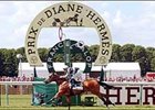 Divine Proportions wins the 157th Prix de Diane at Chantilly.