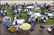 Looks Like Rain For Funny Cide's Run at History Looks Like Rain For Funny Cide's Run at History