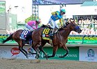 American Pharoah wins the Kentucky Derby.
<br><a target="blank" href="
http://photos.bloodhorse.com/TripleCrown/2015-Triple-Crown/Kentucky-Derby-141/i-R7Lb4Js">Order This Photo</a>
