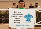 Martin Garcia Logs 1,000th Victory Martin Garcia Logs 1,000th Victory