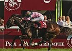 Dream Ahead wins the Prix de la Foret.