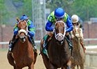 Juanita runs away with the La Troienne.<br><a target="blank" href="http://photos.bloodhorse.com/AtTheRaces-1/at-the-races-2012/22274956_jFd5jM#!i=1828728399&k=M6VwV6H">Order This Photo</a>