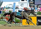 Irish Jasper Surges to Win Miss Preakness Irish Jasper Surges to Win Miss Preakness