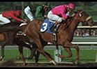 Dancing defeats Respectful and Lady George in the Santa Ynez.