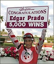 Prado Hits 5,000 Wins on Wynn Dot Comma Prado Hits 5,000 Wins on Wynn Dot Comma