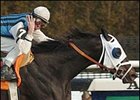 Richard Migliore crosses the finish line on the 4,000th winner of his career.