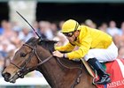 Haka and Garrett Gomez take the Doubledogdare at Keeneland.<br><a target="blank" href="http://www.bloodhorse.com/horse-racing/photo-store?ref=http%3A%2F%2Fpictopia.com%2Fperl%2Fgal%3Fprovider_id%3D368%26ptp_photo_id%3D8895615%26ref%3Dstory">Order This Photo</a>