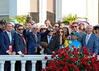 Bob Baffert and the connections of American Pharoah.
<br><a target="blank" href="
http://photos.bloodhorse.com/TripleCrown/2015-Triple-Crown/Kentucky-Derby-141/i-PnhNt8g">Order This Photo</a>