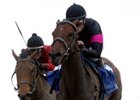 Inglorious (left) finished second to Kathmanblu in the Rachel Alexandra Stakes.<br><a target="blank" href="http://www.bloodhorse.com/horse-racing/photo-store?ref=http%3A%2F%2Fpictopia.com%2Fperl%2Fgal%3Fprovider_id%3D368%26ptp_photo_id%3D9412624%26ref%3Dstory">Order This Photo</a>
