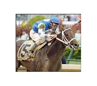 Smarty Jones wins the Derby.