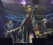 Stones Rock and Roll Beneath Churchill Downs' Twin Spires Stones Rock and Roll Beneath Churchill Downs' Twin Spires