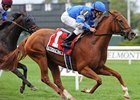 Strike the Bell in the Noble Damsel Stakes.
<br><a target="blank" href="http://www.bloodhorse.com/horse-racing/photo-store?ref=http%3A%2F%2Fpictopia.com%2Fperl%2Fgal%3Fprovider_id%3D368%26ptp_photo_id%3D9194547%26ref%3Dstory">Order This Photo</a>