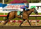 Charlie's Moment wins the $100,000 Lazaro Barrera Memorial at Hollywood Park.<br><a target="blank" href="http://www.bloodhorse.com/horse-racing/photo-store?ref=http%3A%2F%2Fpictopia.com%2Fperl%2Fgal%3Fprovider_id%3D368%26ptp_photo_id%3D8150551%26ref%3Dstory">Order This Photo</a>