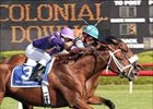 Virginia Derby winner Red Giant could be the horse to beat in the Secretariat.<br><a target="blank" href="http://www.bloodhorse.com/horse-racing/photo-store?ref=http%3A%2F%2Fpictopia.com%2Fperl%2Fgal%3Fprovider_id%3D368%26ptp_photo_id%3D1782327%26ref%3Dstory">Order This Photo</a>