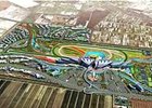 An artist's rendering of Tianjin Horse City racetrack.