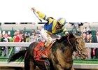 Champion Street Sense charges down the rail to Kentucky Derby victory.<br><a href="http://www.bloodhorse.com/horse-racing/photo-store?ref=http%3A%2F%2Fpictopia.com%2Fperl%2Fgal%3Fgallery_id%3D15046%26sequencenum%3D0%26provider_id%3D368%26process%3Dgallery%26page%3Dthumbnails">Order Derby Photos</a>