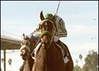 Oaks contender Atlantic Ocean, winning the Santa Ysabel earlier this year.