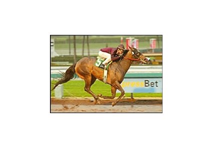 Areyoutalkintome draws off to win the El Conejo.