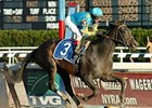 Mushka scores an impressive victory in the grade II Demoiselle Stakes on Nov. 24.<br><a target="blank" href="http://www.bloodhorse.com/horse-racing/photo-store?ref=http%3A%2F%2Fpictopia.com%2Fperl%2Fgal%3Fprovider_id%3D368%26ptp_photo_id%3D2859642%26ref%3Dstory">Order This Photo</a>