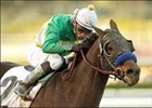 Dixie Meister wins the San Pasqual Handicap, Saturday at Santa Anita.