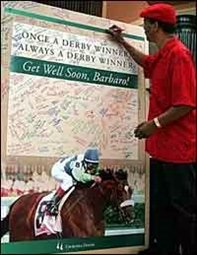 Barbaro on Thursday: 'Progressing Nicely' Barbaro on Thursday: 'Progressing Nicely'