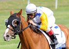 Lady Shakespeare and John Velazquez take the Bewitch Stakes at Keeneland.<br><a target="blank" href="http://www.bloodhorse.com/horse-racing/photo-store?ref=http%3A%2F%2Fpictopia.com%2Fperl%2Fgal%3Fprovider_id%3D368%26ptp_photo_id%3D8912293%26ref%3Dstory">Order This Photo</a>