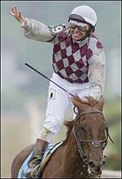 Derby Winner Funny Cide Romps in Preakness Derby Winner Funny Cide Romps in Preakness