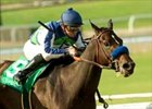 Cry and Catch Me gives Bob Baffert his seventh Oak Leaf win.<br><a target="blank" href="http://www.bloodhorse.com/horse-racing/photo-store?ref=http%3A%2F%2Fpictopia.com%2Fperl%2Fgal%3Fprovider_id%3D368%26ptp_photo_id%3D2388303%26ref%3Dstory">Order This Photo</a>