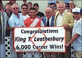 At Last! Leatherbury Wins 6,000th Race At Last! Leatherbury Wins 6,000th Race