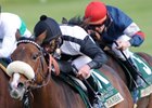 Black Mamba captured the Rood and Riddle Dowager Stakes at Keeneland in likely the final start of her career.