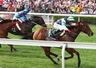 Brett Prebble rides Sacred Kingdom to land the Cathay Pacific Hong Kong Sprint.