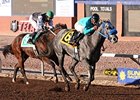 Rapper S S wears down Yonegwa to take the Riley Allison Futurity at Sunland Park.