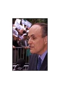 New York Mayor Rudolph Giuliani postponed announcement about off-track betting corporation sale.