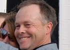 Trainer Ian Wilkes sends out morning line favorite Capt. Candyman Can in the Arlington-Washington Futurity.