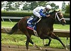 Proud Citizen, winning the 2002 Coolmore Lexington Stakes at Keeneland.
