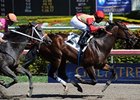 Arch Traveler holds off Nacho Business for the win.<br><a target="blank" href="http://www.bloodhorse.com/horse-racing/photo-store?ref=http%3A%2F%2Fpictopia.com%2Fperl%2Fgal%3Fprovider_id%3D368%26ptp_photo_id%3D9423429%26ref%3Dstory">Order This Photo</a>