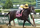 Rock Fall comes home strong to win the True North Stakes.<br><a target="blank" href="http://photos.bloodhorse.com/AtTheRaces-1/At-the-Races-2015/i-tBJqqGW">Order This Photo</a>
