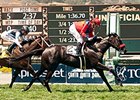 Spanish Queen rolls to victory in the American Oaks.