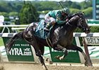 Honor Code was installed as the 3-1 favorite for the Whitney Stakes.<br><a target="blank" href="http://photos.bloodhorse.com/AtTheRaces-1/At-the-Races-2015/i-2M4F3RD">Order This Photo</a>