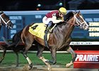 Golden Lad wins the 2015 Prairie Meadows Cornhusker Handicap.