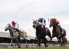 Hard Not to Like (left) gets up late to take the Diana Stakes.<br><a target="blank" href="http://photos.bloodhorse.com/AtTheRaces-1/At-the-Races-2015/i-6mMJ8KH">Order This Photo</a>