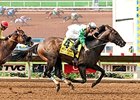 Wild Dude wins the Bing Crosby Stakes.