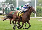 Walk Close rallies to win the Modesty Handicap.