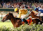 Departing carries co-topweight of 122 pounds in the More Than Ready Mile.