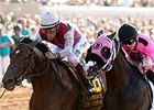 Appealing Tale (right) finished second to Catch a Flight in the San Diego Handicap.