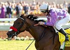 Sharla Rae and James Graham take the Del Mar Oaks.