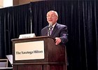 United States Rep. Paul Tonko at the Saratoga Institute on Racing, Equine, and Gaming Law conference.