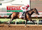 Songbird won the Del Mar Debutante by 5 1/4 lengths.
